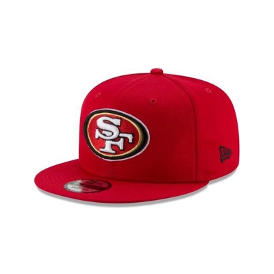 San Francisco 49ers Gorra | New Era NFL Basic 9fifty Snapback Cap Mexico - Rojos